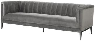 Casa Padrino Sofa Grau 230 x 86 x H. 75 cm