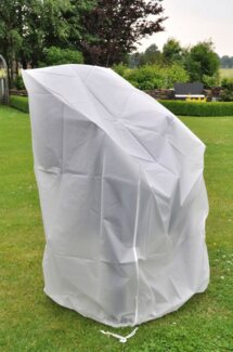 Spetebo Gartenmöbel-Schutzhülle Wetterschutzhülle für Stapelstühle - 120x62 cm (Stück, 1-St, Schutzhülle), Wetterschutzhülle für Stapelstühle - 120x62 cm