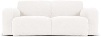 Micadoni Boucle Sofa Molino 2-Sitzer Boucle Weiß