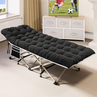 Faltbares Campingbett für Erwachsene mit extra dicker