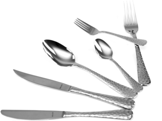 Solex Lena Besteckset 72 teilig für 12 Personen inklusive Steakmesser