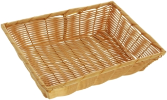 Schale Poly eckig Deko Aufbewahrung Obstschale Tisch Obstkorb Korb 35cm