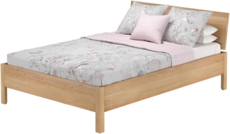 Metallfreies Doppelbett aus Buchenholz 140x200 mit wählbaren Zubehör V-60.93-14ohne Zubehör