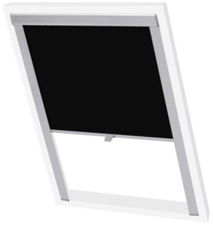 vidaXL Verdunkelungsrollo Schwarz U08/808 131303
