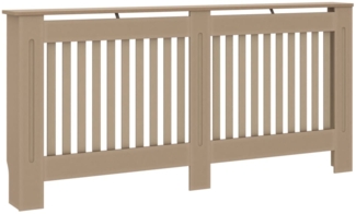 vidaXL Heizkörperverkleidung 172x19x81 cm MDF 288181