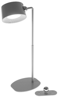 Werner Voß LED Akku Tischlampe Wandlampe kabellos grau