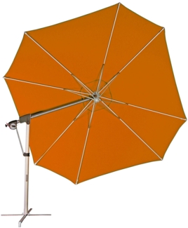Doppler Sonnenschirm / Ampelschirm "Protect 400 Pendel", inkl. Schutzhülle und Standkreuz, terracotta, Ø 400 cm