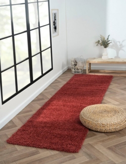 Myflair Möbel & Accessoires Hochflor-Läufer My Shaggy, rechteckig, Höhe: 37 mm, Shaggy, Uni Farben, leicht glänzend, Microfaser, extra flauschig