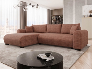 Ecksofa Merkos (Farbe: Taro 57)