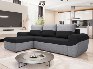 Ecksofa Muarot (Farbe: Lux 05 + Lux 23)