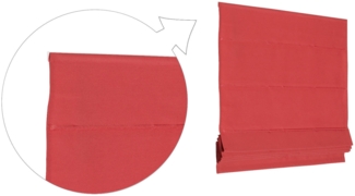 Basic Raffrollo Faltrollo 120x175 cm Rot Raffgardine