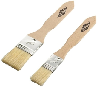 Fisko 801558 + 801559 2er-SET Holz Backpinsel Pinsel Haushaltspinsel