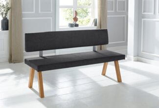 OTTO home Bank Mobilar Rio, mit Rückenlehne und aus Massivholz