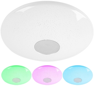 Smart RGB LED Deckenleuchte, dimmbar, App Steuerung, D 38 cm