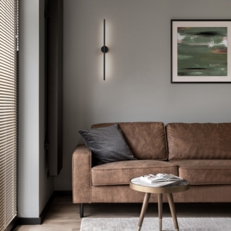 Nova Luce 9081102 ADEN LED Wandleuchte 3000K Schwarz