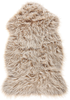 Kunstfell-Teppich Schaf beige 88 cm MUNGO