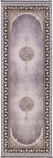Morgenland Orientalischer Webteppich - Amitis - läufer - 200x100 - Grau