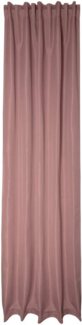 Homing Schlaufenschal Galdin 140x245 Vorhang Schlafzimmer Deko verdunkelnd rose