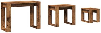 Couchtische, Sofatische 3 Stk. Altholz-Optik Holzwerkstoff