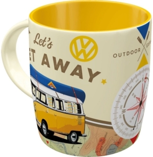 Nostalgic-Art Tasse Kaffeetasse - Volkswagen - VW Bulli Let's Get Away