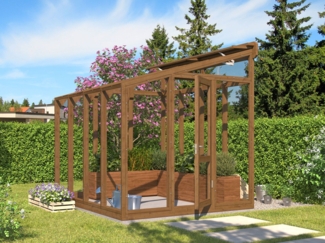 Lähe Premium Gewächshaus Greenline Nr. ST-1 Natur