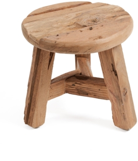 Der Yatai Hocker - Natur - S - Natürlich - 27x27x24cm