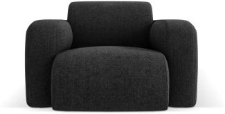 Micadoni Boucle Sessel Molino Chenille Schwarz