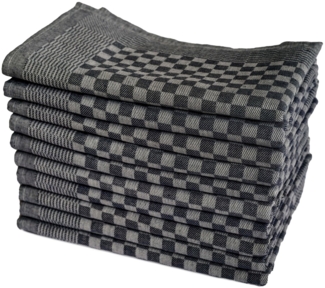One Home Geschirrtuch Karo, (10-tlg, Grubentücher Set), 100% Baumwolle, Halbzwirn Qualität