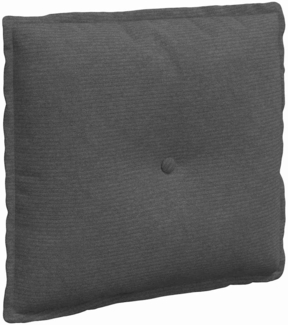 vidaXL Rückenkissen Dunkelgrau 50 x 45 cm Cordstoff 42014651
