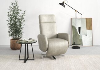 sit&more TV-Sessel Grenoble, inkl. Kopfteilverstellung und kabelgebundener Fernbedienung, wahlweise mit 2 Motoren und Akku und Aufstehhilfe