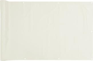 vidaXL Balkon-Sichtschutz Weiß 800x75 cm PVC 4005401
