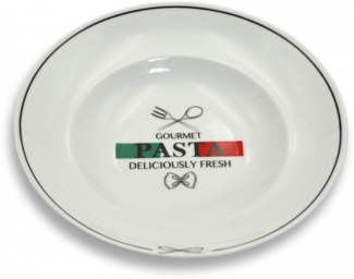 MÄSER Teller Suppenteller Pastateller Pasta Gourmet Ø27cm weiß 678118