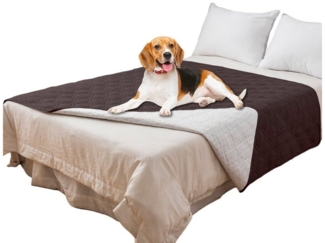 Rosnek Bettbezug Gesteppt, wasserdicht, rutschfest, für Bett Sofa Haustiermatte, (1 St)