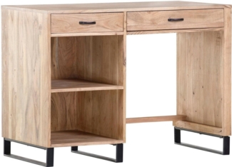 Gutmann Factory Schreibtisch Georgia, aus massivem Akazienholz, Breite 110 cm