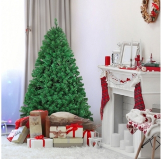 Clanmacy Künstlicher Weihnachtsbaum Weihnachtsbaum 120/150/180/210cm,Tannenbaum,abziehbar zusammenklappbar