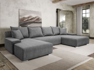 Lookway Wohnlandschaft LAVIO U – großes Ecksofa in U-Form, modernes Design, 348x188x93 cm