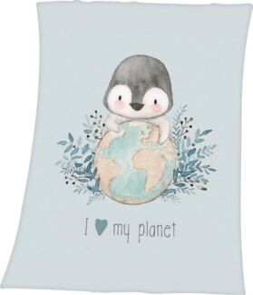 Baby Best Pinguin Microfaser Flauschdecke 75x100 cm