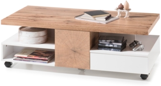 Couchtisch Rennes - Weiß Eiche