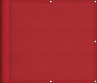 vidaXL Balkon-Sichtschutz Rot 90x800 cm 100% Polyester-Oxford 42002133