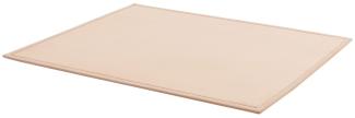 Juskys Krabbelmatte Spielmatte Krabbeldecke 220x180 cm Samtmatte Teppich für Kind, Baby, Yoga - rutschfest, weich Kinderteppich Spielteppich in Beige