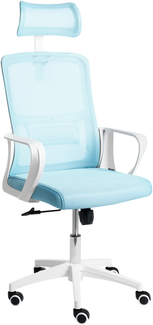 Bürostuhl MONARCH Stoff Hellblau