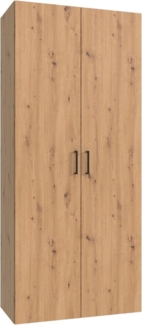 Wimex Kleiderschrank Mugano,in 3 Breiten, 2 Tiefen, viele Farben, Made in Germany (in Basic oder Premium Ausstattung) mit kurzen Griffen aus Metall