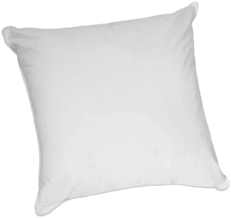 Vente-unique - Kopfkissen Memory Schaum - 750 gr - 60 x 60 cm - Baumwollperkal - Weiß - AUXENCE