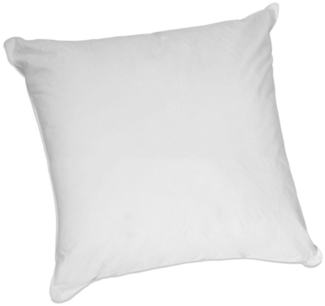 Vente-unique - Kopfkissen Memory Schaum - 750 gr - 60x60 cm - Baumwollperkal - Weiß - AUXENCE