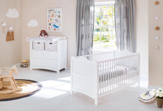 Pinolino 'Florentina' 2-tlg. Babyzimmer-Set weiß, breit