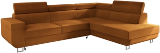 Ecksofa Fonti, Seite: Rechts, Farbe: Manila 31
