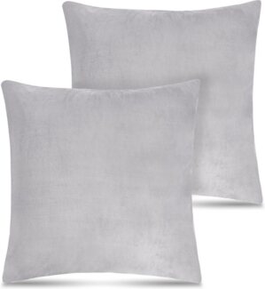 Aspero Kissenbezüge 2 Flanell Kissenbezüge Asmara, aus extra weichem Material