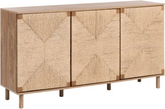 Sideboard mit 3 Türen BONDI Hellbraun