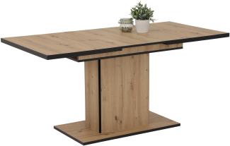 Esstisch >Ariana< in Artisan Eiche aus Holzwerkstoff - 120x76x80cm (BxHxT)