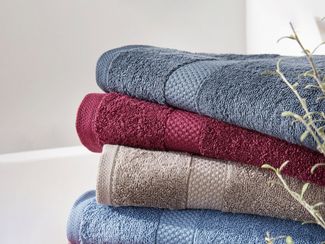 Dyckhoff Handtuch Set Planet, Walkfrottier (Set, 3-St), 2 Handtücher (50x100 cm), 1 Duschtuch (70x140 cm)